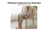 Non-Slip Square Chair Cushion Thickened Square Chair Cushion with Ties Wear-Resistant for Office, Kitchen