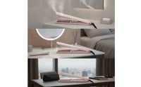 Wide Plate Steam Hair Straightener Frizz-Control Steam Flat Iron Ionic Appliance Auto Shut-off for Home Styling