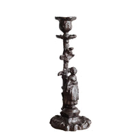 Tabletop Candle Holder Ornamental Metal Candle Holder Stable Decor for Mantel