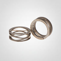 2 Pieces Black Wave Spring Slimline Wave Spring Washer Compact Crinkle Washers Metal for Mechanics