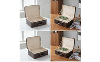 Bangle Organizer with Slots Hard-Sided Bracelet Carrying Case Jewelry Storage Case Zip-Around Jewelry Storage Box Compact