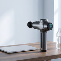 Adjustable Massage with Digital Display Portable Percussion Massage Ergonomic Massager Cordless for Athletes, Home, Travel, Gym