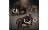 3 Pieces Woolly Giant Figurine Vivid Giant Figurine Richly Painted Animal Model for Teachers