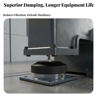 Noise Reduction Air Shock Absorber High Load Capacity Air Damper Mount Long-Lasting Pneumatic Vibration Isolator Easy Installation for Maintenance Technicians, Factory Workers, Mechanics, Production Lines, Workshops, Manufacturing Plants, Factories