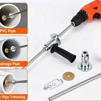 Guided Pipe Cutting Guide Easy Internal Pipe Cutter Clean Tool Manual for Plumbers, Diyers