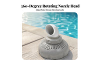 Rotating Inlet Nozzle 360° Rotatable Adjustable Pool Nozzle 38 Mm Connection Eyeball Inlet Jet