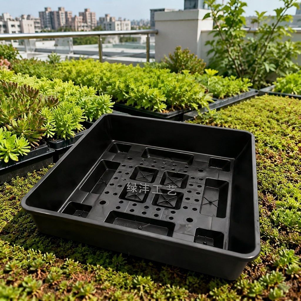 Seedling Tray, Sowing, Plant Growing, Planting Tray, Plastic, 12cm, Modular, Suitable for Rooftop Greening