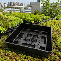 Seedling Tray, Sowing, Plant Growing, Planting Tray, Plastic, 12cm, Modular, Suitable for Rooftop Greening