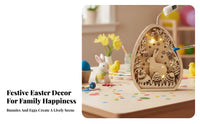 Creative Fun Paintable rabbit Light Encourages Creativity Paintable rabbit light Family Bonding Activity DIY Craft Kit Safe and for children, Crafters, Toddlers, Bedroom