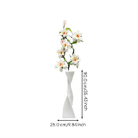 Tall Modern Resin Vase, Luxury Home Decor Accent