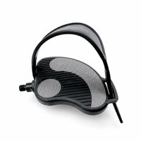 Bike Pedal with Toe Cage Weather-Resistant Exercise Bike Pedal with Strap Reinforced Pedals for Mountain Bikes