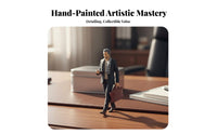 Tiny Business People Figure High Intricacy Realistic Miniature Scene Person Hand-Painted Resin Figurine Collectible Quality