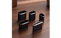 5 Pieces Hollow Punch Cutter Sharp Leather Hole Punch Cutter Set with Box Metal Hand-Held for Leatherworkers, Leatherworking