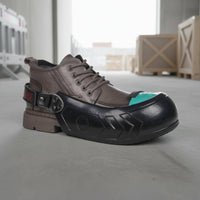 Raised Toe Cap Strap-Fastened Shoe Cover Enclosed Construction Exposed-heelHeel Shoe Cover Embossed Footwear Protection Textured