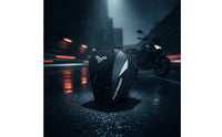 Reflective Motorcycle Rear Seat Bag Structured Motorcycle Tail Bag with Backpack Straps Adjustable for Commuters