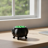 Desktop Cauldron Presser Lightweight Cauldron Toy with Presser Portable Button Fidget Toy Cute for Halloween