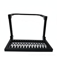 Foldable Roof Rack Ladder Adjustable Tire Step Ladder Non-Slip SUV Tire Step Heavy-Duty for Outdoor-Road Drivers, Garage