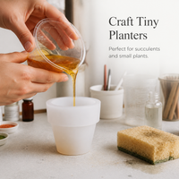 DIY Silicone Mold for Clay, Resin, Plaster Planters and Storage Pots