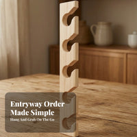 Space-Saving Wall Hat Rack