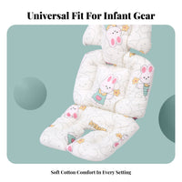 Pram Cushion Thickened Padding High Chair Pad Pure Material Universal Pram Liner for Newborns, Young Children, Travel, Outdoors, Home