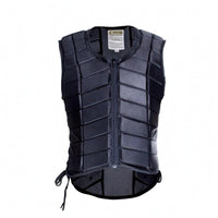 Equestrian Torso Guard Breathable Mesh Horse Riding Vest Zip Front Riding Shielded Vest