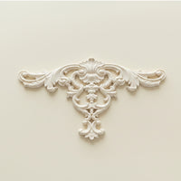 Wood Carved Applique Ornate Wood Applique Classical Ornament for Cabinets