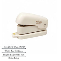 6-Hole Punch Compact Handheld Hole Punch 5-Sheet Capacity for Journalers