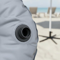 PVC Water Weight Bag Soft Umbrella Base Water Bag Light Gray