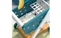 Shopping Cart Toy Role-Playing Toy Grocery Cart Push-Along Realistic for Children, Playroom, Classroom