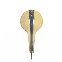 Screw-Fixed Vibrating Strip Brushed Metal Mouth Harp Silver-Toned Finish Metal Mouth Harp Short Playing End Vargan Compact