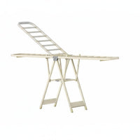 Indoor & externaldoor Use foldable Floor Drying Rack Foldable Clothes Airer stand-alonestanding Garment Stand Space-Saving for Apartment Dwellers, Homemakers, Balcony, Indoors, Small Spaces, Camping