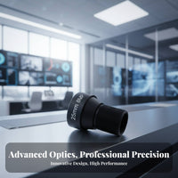 25mm Threaded Mount Lens Low Distortion 8MP 4K Industrial Imaging Lens Optical Component for Security Observation, Machine Vision, Robotics
