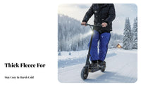 Windproof Leg Covers Waterproof Leg Cover Water-Resistant Riding Gear for Motorcyclists, Commuters, Cold Weather, Biking, Rainy Days