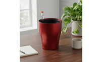 Prevents Overwatering Self-Watering Flower Pot Compact Size Self Watering Pot Modern Design Lazy Person's Planter High Temperature Resistant for Busy People, Office Workers, Windowsill, Balcony