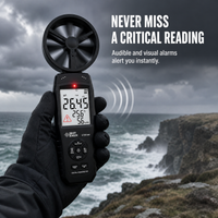 Smart Sensor ST8816 Anemometer with Large Vane for Wind Speed and Air Volume Measurement