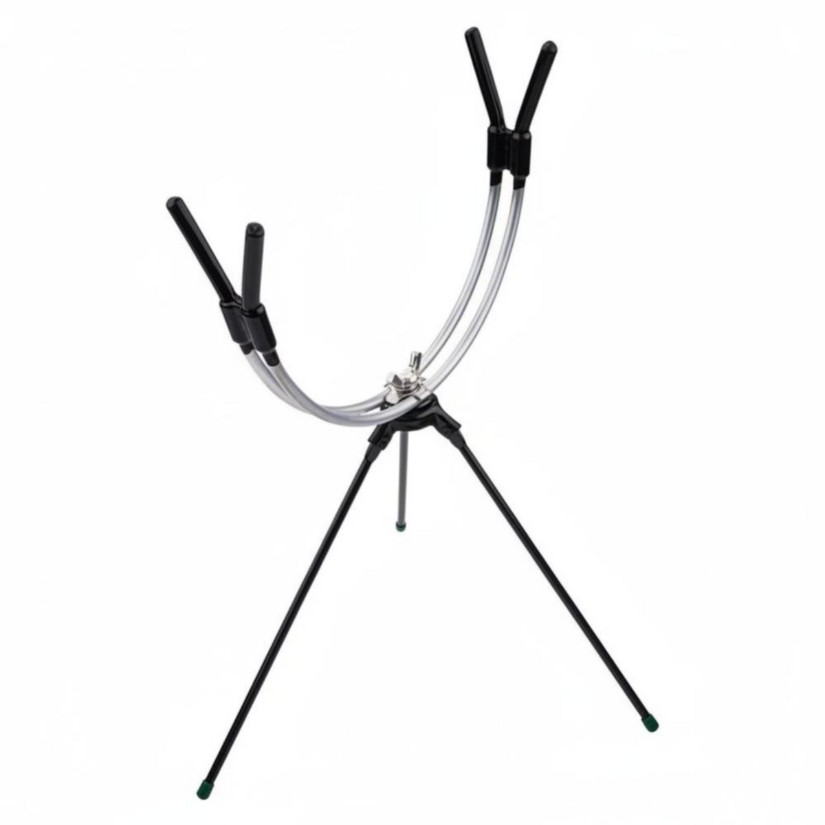 Foldable Metal Fishing Rod Rack, Portable Ice Stand
