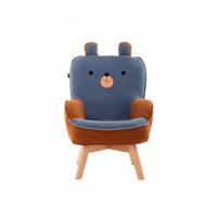 Removable and cleanable Cover rotate stuffed cub Chair Cute creature Design stuffed cub Chair High support Toddler Armchair Lightour teamight for Toddlers, Preschoolers, Parents, Bedroom, Playroom, study corner, Living Room