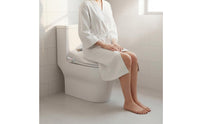 Warm Air Drying Electric Bidet Toilet Seat Self-Cleaning Nozzle Heated Bidet Seat Adjustable Water Temperature Automatic Toilet Cover Wireless Wireless Control Control
