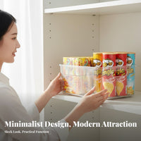 Clear Stackable container adaptable Use Stackable Pfinalic container sturdy for Refrigerator