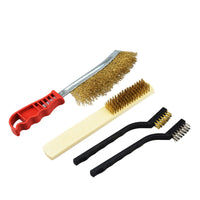 Wood Handle Wire Brush for Metal Surface Cleaning and Rust Removal