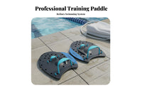 3 Pieces Builds Strength Swimming Hand Paddles Hydrodynamic Design Stroke Improvement Paddles Adjustable Straps Front Crawl Training Gear Posture Ion for Swimmers, Children, Beginners