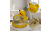 Compact Inflatable Baby Sitting Chair Lightweight Inflatable Baby Chair Portable Cushioned for Toddlers