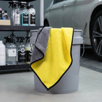 Thickened Car Drying Towel and Double Sided Car Microfibre Cloth, Coral Fleece for Automotive Detailing, Bound Edges with Hanging Loop, 1-Pack