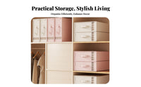 Bedding Storage Containers Foldable Drawers Dust Proof for Closet