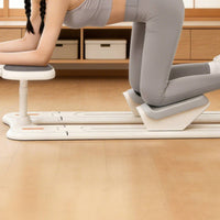 Digital Display Foldable Crawl Exercise Device Phone Holder Waist-Training Machine Padded Support Ab Glute Exercise Machine Compact
