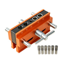 Positioning Guide Thickened Body Carpentry Dowelling Jig Multi Function Wood Dowel Drill Guide for Workshop