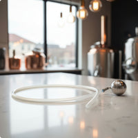 Buoyant Ball Tube Assembly Transparent Floating Ball Immersion Tube Silicone Beer Tubing Polished Keg Accessory Easy to Clean