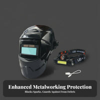 High Temperature Resistant Auto-Darkening Metalworking Helmet /IR Protection Auto Darkening Metalworking Helmet Fast Switching Speed