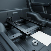 Seat Slider with Locking Handle Industrial Seat Mounting Track Assembly Kit Reinforced Metal Components for Forklift Drivers