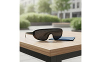 Wraparound Perforated Glasses Sleek Perforated Glasses with Resin Frame for Adults, Eye Training, Home Practice